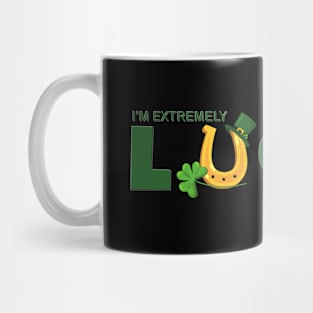 I'm extremely Lucky To Have You, Shamrock, St Paddy's Day, Ireland, Green Beer, Four Leaf Clover, Beer, Leprechaun, Irish Pride, Lucky, St Patrick's Day Gift Idea Mug